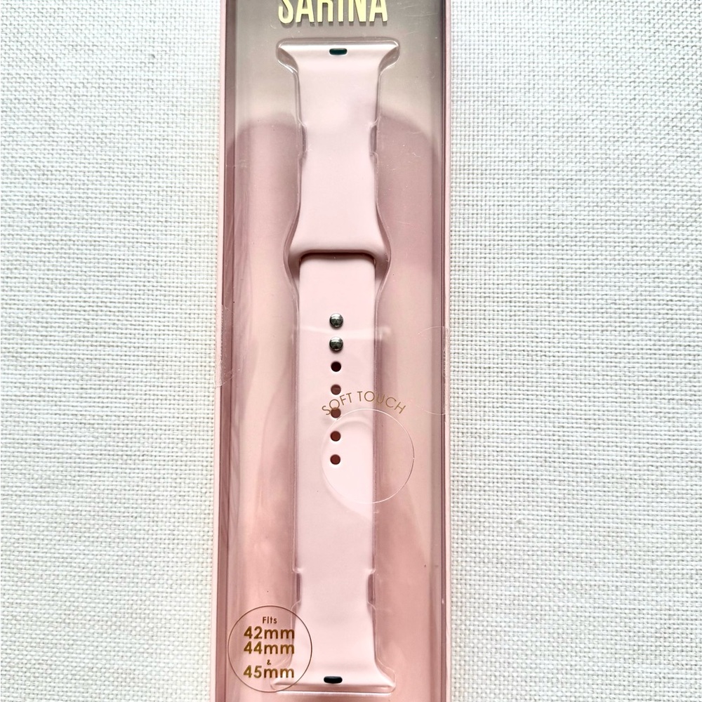 Sarina Soft Touch Pink Watch Band